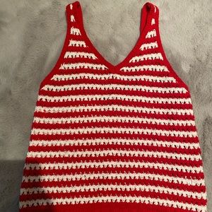 striped knit top🧡
